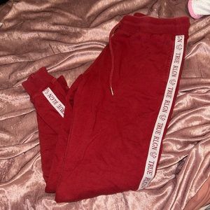 True religion red logo sweatpants size m
